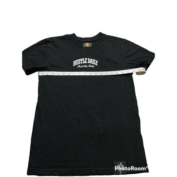 Muerte Hustle Daily Short Sleeve T-Shirt | Color: Black/White | Size: S - Picture 2 of 5